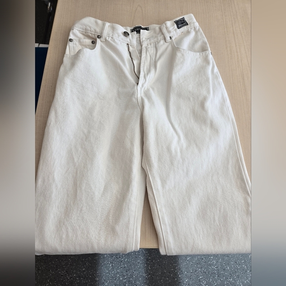 White VERSACE denim pants - Picture 8 of 8